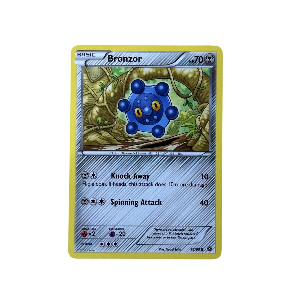 Bronzor 75/99 Rare‎ Pokemon Card Platinum Arceus TCG MP/LP